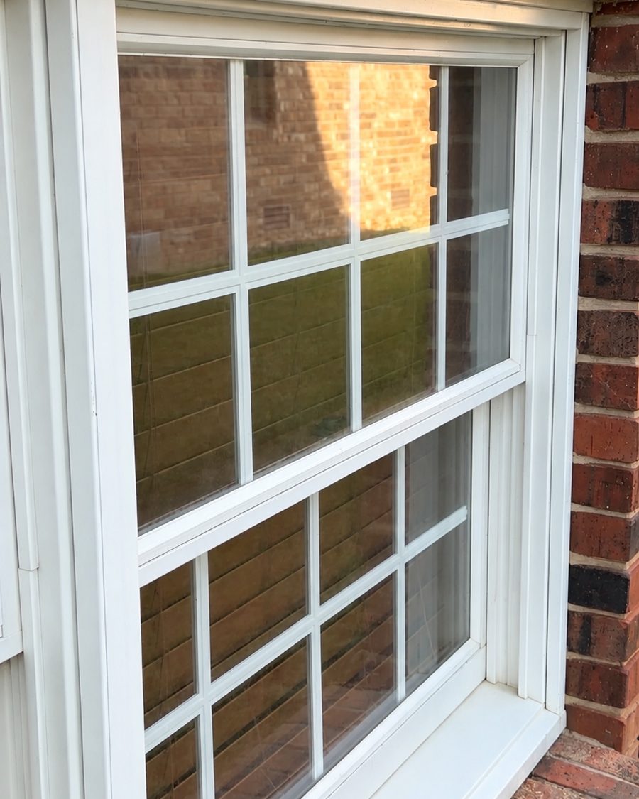 Window after Clearview Window Washing cleaning — streak-free glass
